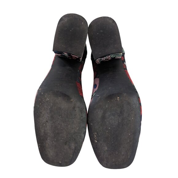 Indigo Rd Ankle Boot Womens 8.5 Blue Floral Cottagecore Prairie Country - Picture 6 of 10